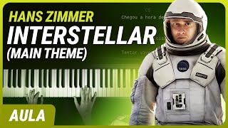 INTERSTELLAR MAIN THEME  Hans Zimmer  Aula de teclado [upl. by Gregson]