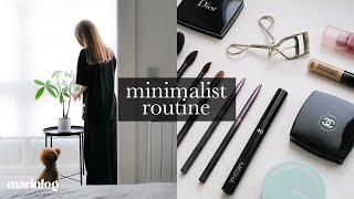 Minimalist routine  Minimalist makeup collection 2024  Silent vlog [upl. by Hgielra]