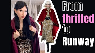 How to turn thrifted vintage clothes into a Saint Laurent runway outfit [upl. by Cini]