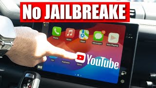 Watch YouTube on Apple CarPlay with NO Jailbreak [upl. by Ramirolg984]