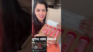 Plix Apple cider vinegar tablet review 🤗weight loos shehnaaz gill weightloss shorts [upl. by Simonsen]