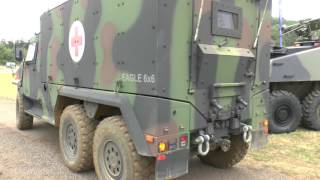 DVD 2016 Chris talks about the General Dynamics Mowag Eagle 6x6 MRP vehicle [upl. by Latihs]