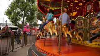 The famous Carousel at Southbank LONDON ENGLAND [upl. by Alekim]