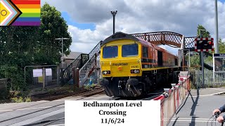 Bedhampton Level Crossing 11624 🟡 [upl. by Litsyrk]