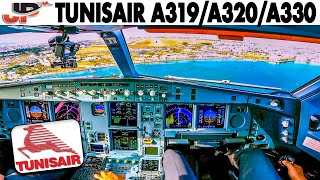 Tunisair Cockpit Airbus A330200 A320neo amp A319 [upl. by Lamrej575]