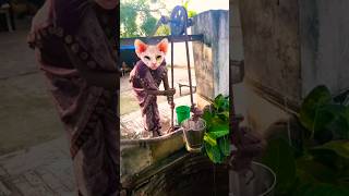 😜😜😜Cat sound 😺😺😺Pani lao re funny ✴️✴️cute cat short viral💦💦 video trending 🪣🪣🪣 [upl. by Ednutey]