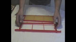 Making Cut Comb with Plastic Frames  Beekeeping Techiques [upl. by Wachter743]