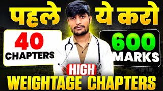 LAST 5 MONTHS NEET2025 🔥MOST HIGH YIELDING CHAPTERS OF BIO CHEM amp PHY✅neet2025 aiims [upl. by Nadab97]