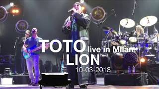 TOTO  LION Live In Milan 2018 [upl. by Ailadgim]