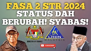 TERKINI STATUS KELULUSAN RAYUAN DAN BAYARAN STR FASA 2 DI MYSTR [upl. by Nauht]