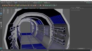 Interior Spaceship Speed Modelling Part4 MAYA [upl. by Etty]