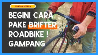 CARA PAKAI BRIFTERSHIFTER  How to OperateUse Road Bike Shifter  Shimano Claris 2x8 PondokSepeda [upl. by Eelrahc139]