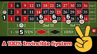 A 100 Invincible System Win At Roulette [upl. by Bez]