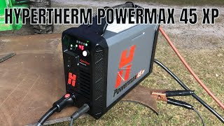 New Plasma Cutter In The Shop Hypertherm Powermax 45XP [upl. by Joshi]