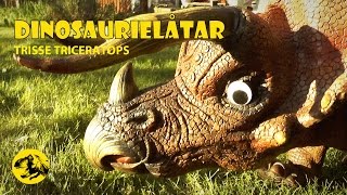 TRISSE TRICERATOPS  för barn sång amp musikvideo om dinosaurier  Pappa Kapsyl  barnmusik svenska [upl. by Htyderem617]