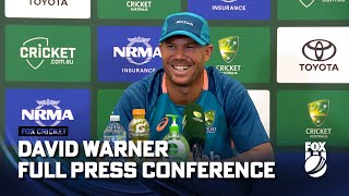 quotAllowed to celebrate how I want toquot David Warner Full Press Conference  Fox Cricket [upl. by Rolph]