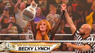 Becky Lynch Wins the WWE NXT Womens Title  WWE NXT 9122023 [upl. by Seen]