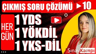 3Ü BİR ARADA İNGİLİZCE ÇIKMIŞ IRRELEVANT SORU ÇÖZÜMÜ YDSYÖKDİLYKSDİL I GÖZDE HOCA  10 [upl. by Akiwak30]