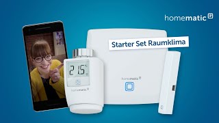 Homematic IP – Wir geben Deutschland das SmartHomeGefühl 📱🏡👀 – Starter Set Raumklima extended [upl. by Eidnarb]