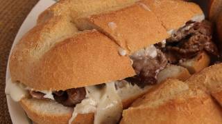 Homemade Cheesesteaks  Recipe  Laura Vitale  Laura in the Kitchen Episode 283 [upl. by Chipman]