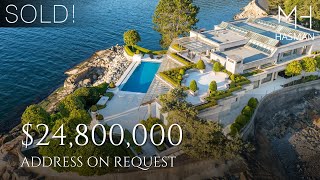 Now Sold West Vancouvers Iconic Seaside Estate  A World Class Modern Waterfront Residence [upl. by Gone290]