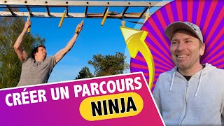 Créer un parcours Ninja DIY en confinement [upl. by Annalee358]