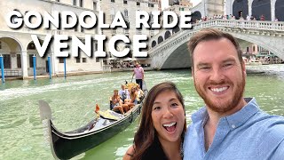 Gondola Ride in Venice And the BEST FREE view in all of Venice Italy [upl. by Close872]