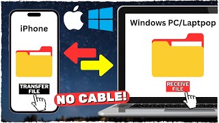 How to Use AirDrop On Windows PC I AirDrop iPhone To Windows 2024 [upl. by Meurer]