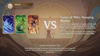 TCG 50 Game of Wits Hanging Blades [upl. by Sheelah836]