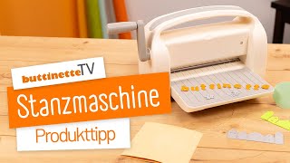 Stanz und Prägemaschine  Produkttipp  buttinette TV DIY [upl. by Gaskin104]