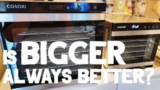 Which is better Comparing the new 10tray Cosori Dehydrator with the 6Tray [upl. by Sehcaep845]