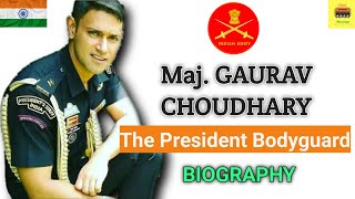 Major Gaurav Choudhary Biography  The Presidents Bodyguard  Worlds Best Para commando [upl. by Adirahs]