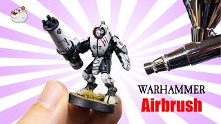 How to Airbrush Warhammer 40k Minis – White Tau Empire by Lincoln Wright [upl. by Victorine774]