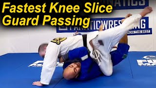 The Fastest Jiu Jitsu Knee Slice Guard Passing That Youve Ever Seen by Andrew Wiltse [upl. by Moina825]