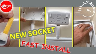 Quick and Easy Socket Installation with DLine Trunking [upl. by Arot]