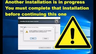 How to fix quotAnother installation is in progressquot error [upl. by Garvy]