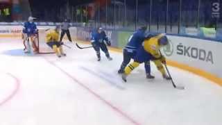 Elias Lindholm 2013 WJC U20 Highlights [upl. by Azar]