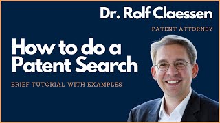 Part 2  How to Patent Search [upl. by Zuzana]