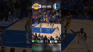 AUSTIN REAVES FOR THE WIN🔥Lakers vs Mavs wild ending 👀 nba basketball austinreaves lebronjames [upl. by Atinaujnas]