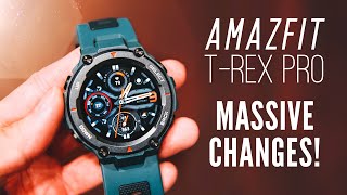 Amazfit TRex Pro InDepth Look MAJOR Update Tons of New Features [upl. by Alysia29]