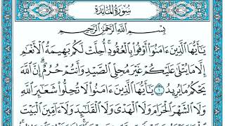 Surah AlMaidah Ayat 1  2 سورۃالمائدة Seyyid Abudrrahman [upl. by Keenan]