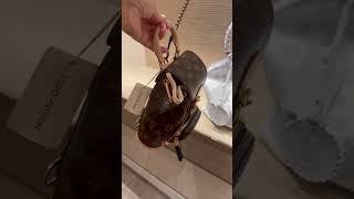 NEW Louis Vuitton Montsouris Mini Backpack review shorts louisvuitton bag fypシ゚viral [upl. by Areta]