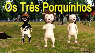 Os três porquinhos  História Infantil  Contos infantis [upl. by Cornwall575]