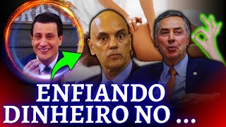 Enfiando dinheiro no c⛔ Ministros do STF depilam o fio fo no horário de trabalho [upl. by Negroj]