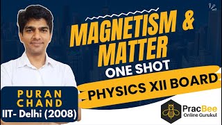 Magnetism and Matter Class 12 One Shot  Chapter 5  CBSE 2024  Puran Sir  IIT Delhi [upl. by Schaaff977]