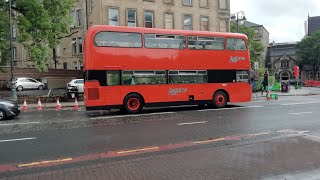 Preserved Leyland Atlantean AN68A1R Strathclydes Buses XUS 575S running on Glasgow Vintage Bus Fest [upl. by Hpeosj]