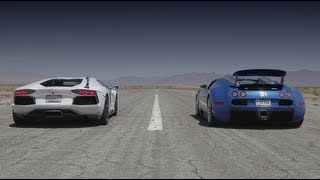 Bugatti Veyron vs Lamborghini Aventador vs Lexus LFA vs McLaren MP412C  Head 2 Head Episode 8 [upl. by Aushoj557]