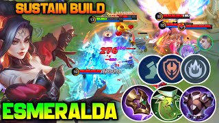 ESMERALDA EXP LANE AGGRESSIVE GAMEPLAY  USING THIS BUILD AGAIN BECAUSE IT’S AMAZING  MLBB [upl. by Nettle]