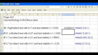 Using Technology to find an exact pvalue [upl. by Doxia902]