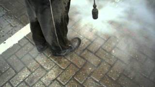 LINE MARKING REMOVAL OFF BLOCK PAVING [upl. by Hayimas]